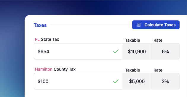 Sales Tax Collection