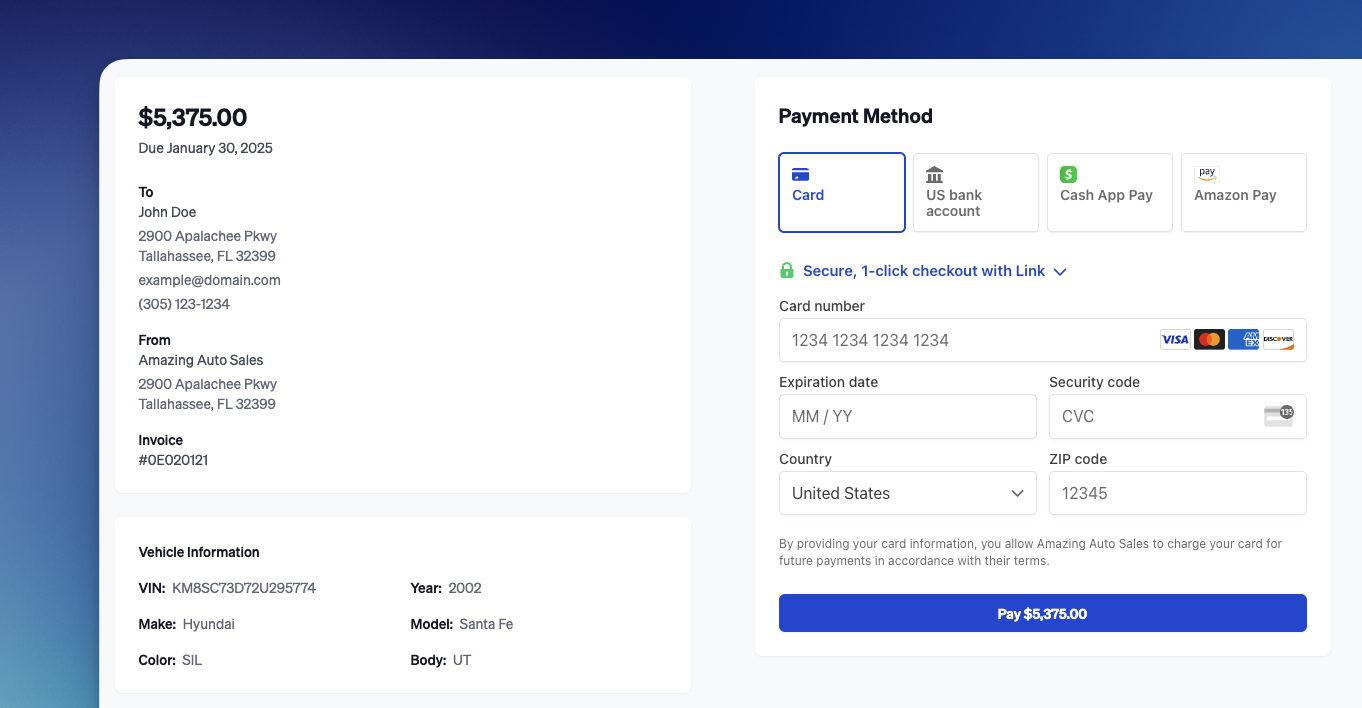 Credit Card Payments